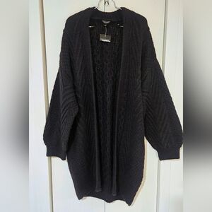 Topshop NWT Cardigan Sweater Dark Purple Women's US 8 UK 12